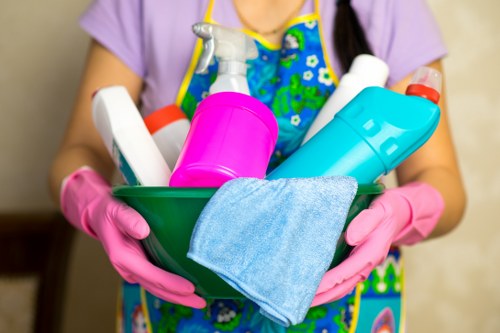 Professional home cleaning in a Westhampstead kitchen and bathroom