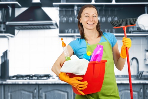 Thorough one-off cleaning in a Westhampstead residential property